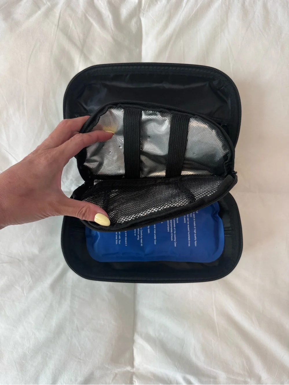 Light Blue Hard Shell Peptide Travel Case